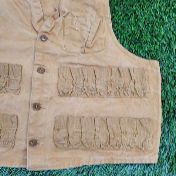 Vintage 90s Drybak Hunting Vest S/M 21x18 Faded Rugged USA - Picture 9 of 9